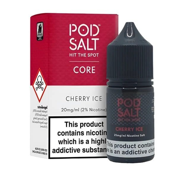 Pod Salt cherry ice 30ml Nic Salts Downtown Vapoury