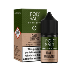 Pod Salt Fusion Cali Green Amnesia Mango 30ML Nic Salts