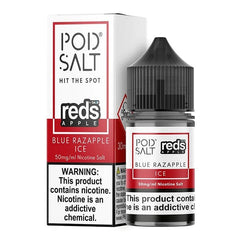 Pod Salt Fusion Reds Blue Razapple Ice 30ML Nic Salts