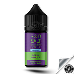 Pod Salt Nexus Berry Lime Ice - Longfill Downtown Vapoury