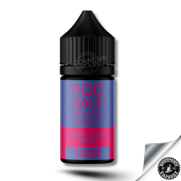 Pod Salt Nexus Grape Berry Burst - Longfill Downtown Vapoury
