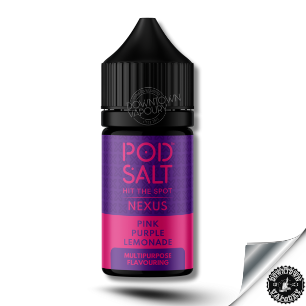 Pod Salt Nexus Pink Purple Lemonade - Longfill Downtown Vapoury