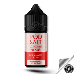 Pod Salt Nexus Red Gummy Bear - Longfill Downtown Vapoury