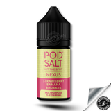 Pod Salt Nexus Strawberry Banana Rhubarb - Longfill Downtown Vapoury
