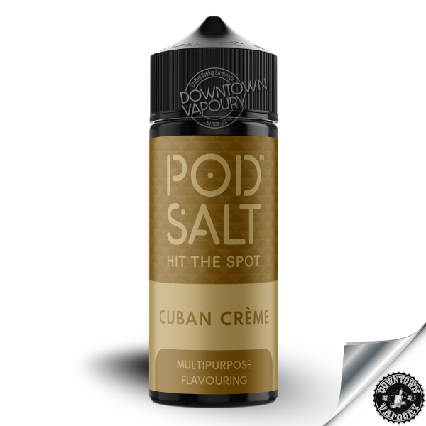 Pod Salt Origin Cuban Creme - Longfill Downtown Vapoury