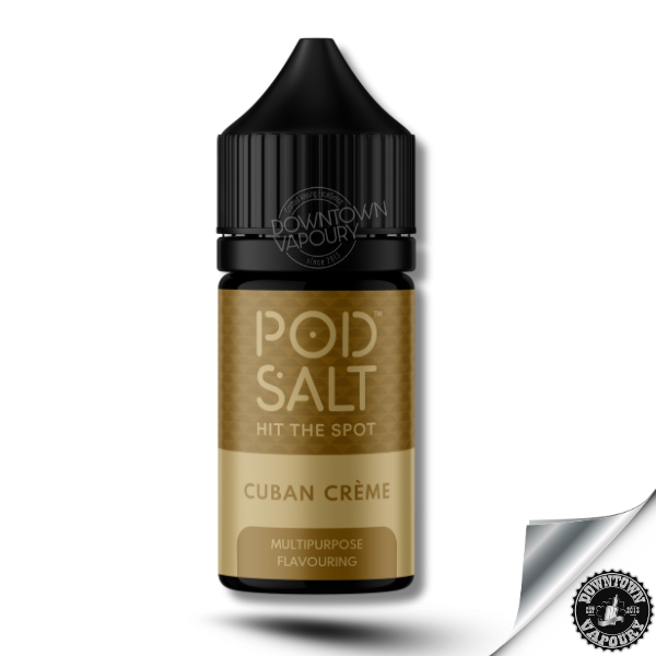 Pod Salt Origin Cuban Creme - Longfill Downtown Vapoury