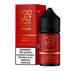 Pod Salt Origin Royal Tobacco 30ml Nic Salts