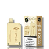 Pop Hit 12000 Puff Disposable Device 5% Candy Floss Ice Downtown Vapoury