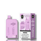 Pop Hit 12000 Puff Disposable Device 5% Mixed Berries Downtown Vapoury