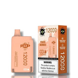 Pop Hit 12000 Puff Disposable Device 5% Peach Berries Downtown Vapoury