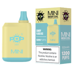 Pop Hit Mini 1200 Puff Disposable Device Rechargeable 5%