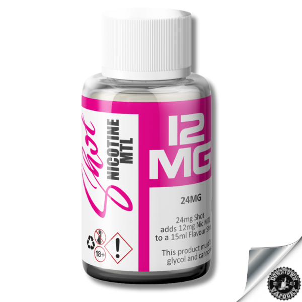 Prime Nicotine Shot MTL (VG) (30ml) 12MG (MTL) Downtown Vapoury