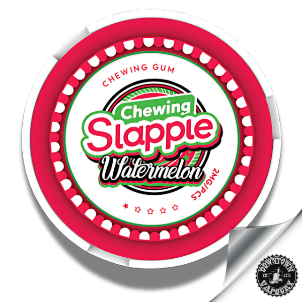 Slapple Nicotine Gum (1pc) Watermelon (2mg) Downtown Vapoury