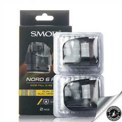 SMOK Nord 6 Replacement Pods (1pc) 0.15Ω Nord 6 Dual Meshed Pod Downtown Vapoury