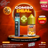 SMOK Novo GT Paired with Peach Royale 30 ml Longfill Downtown Vapoury