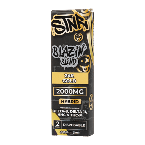 STNR Blazin Blend Disposable 2G (Single) 24K Gold Hybrid Downtown Vapoury