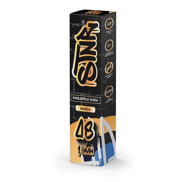 STNR Delta 8 Rechargeable Disposable (Single) Pineapple kush Indica Downtown Vapoury