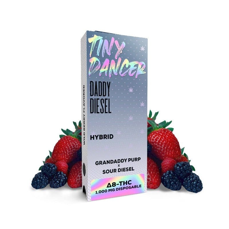 Tiny Dancer Delta 8 Disposable 1G Daddy Diesel Delta 8 (Hybrid) 1ml Downtown Vapoury