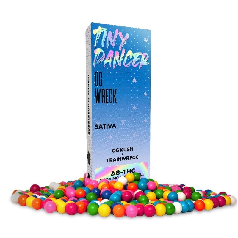 Tiny Dancer Delta 8 Disposable 1G OG Wreck Delta 8 (Sativa) 1ml Downtown Vapoury