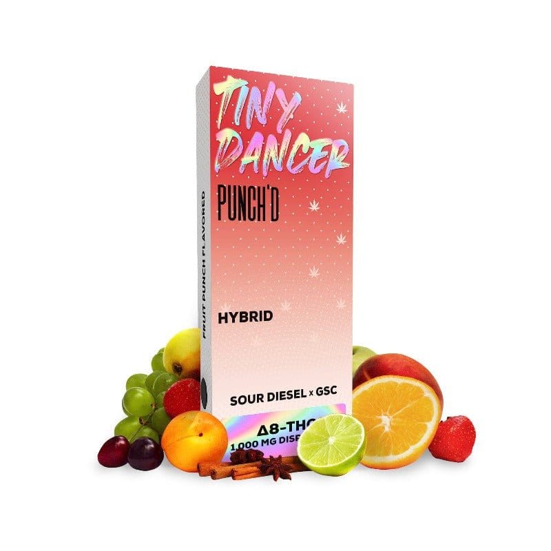 Tiny Dancer Delta 8 Disposable 1G Punch'D Delta 8 (Hybrid) 1ml Downtown Vapoury