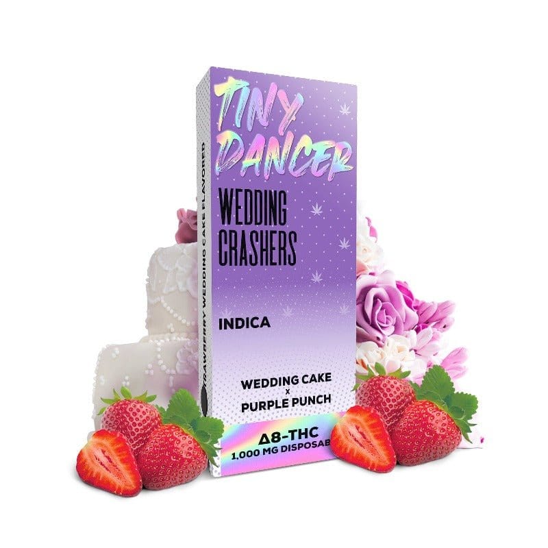 Tiny Dancer Delta 8 Disposable 1G Wedding Crashers Delta 8 (Indica) 1ml Downtown Vapoury