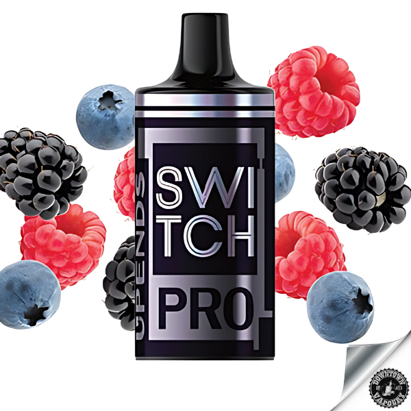 Upends Switch Pro Disposable Pods (1pc) Blueberry Raspberry Blackberry Downtown Vapoury