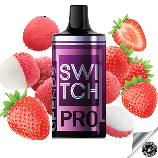 Upends Switch Pro Disposable Pods (1pc) Strawberry Lychee Downtown Vapoury