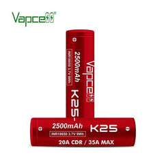 Vapcell K25 18650 2500mah 20A (1pc)