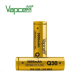Vapcell Q30 18650 3000mah 20A (1pc) Downtown Vapoury