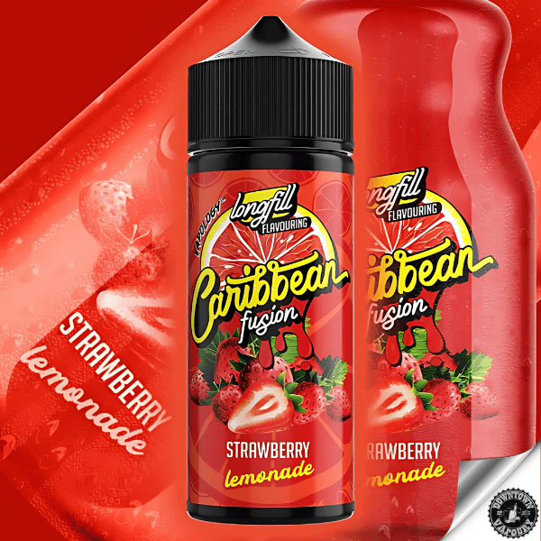 Vapology Carribean Fusion - Strawberry Lemonade (Long Fill) Downtown Vapoury