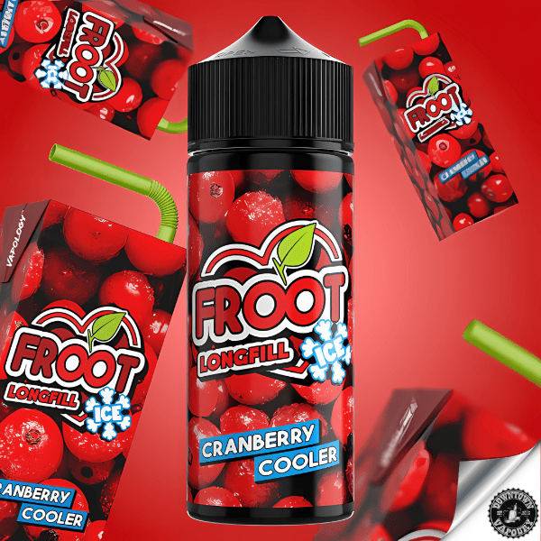 Vapology - Cranberry Cooler Froot (Long Fill) Downtown Vapoury