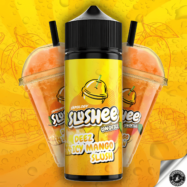 Vapology - Deez icy mango Slushee (Long Fill) Downtown Vapoury