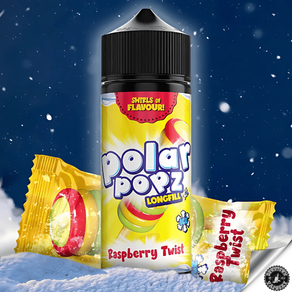 Vapology Polar Popz - Raspberry Twist (Long Fill)