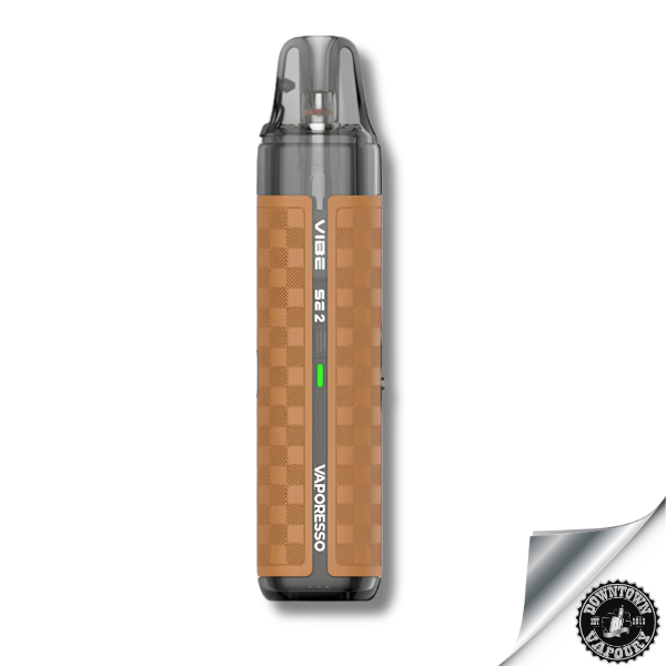 Vaporesso Vibe SE 2 28W Pod System Leather Brown Downtown Vapoury