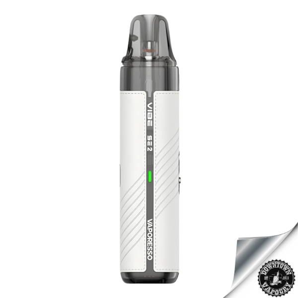 Vaporesso Vibe SE 2 28W Pod System Leather White Downtown Vapoury