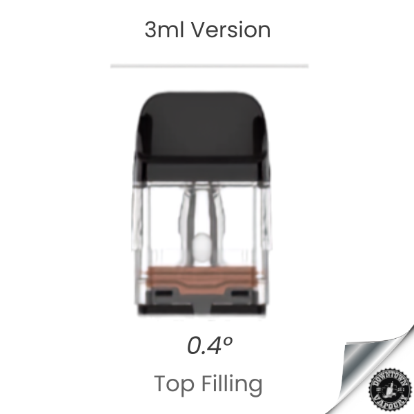 Vaporesso XROS Replacement Pods 3ml Top Fill (1 pc) 0.4ohm XROS Mesh Pods Downtown Vapoury