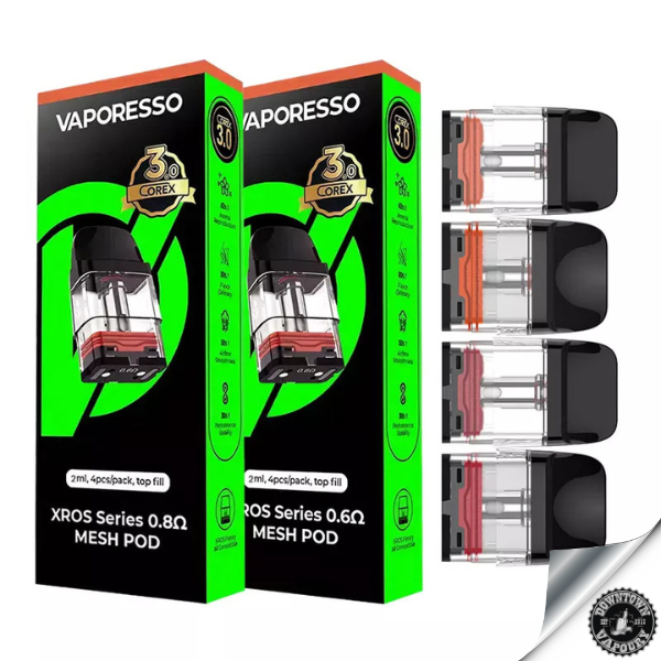 Vaporesso XROS Replacement Pods 3ml Top Fill (1 pc) Downtown Vapoury