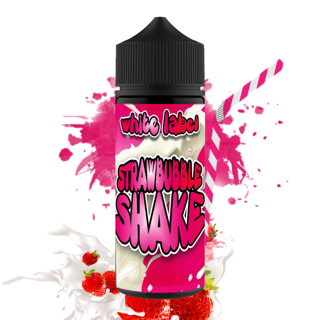 White Label Strawbubble Shake 100ml