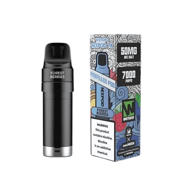 WOTOFO NexPod Replacement Flavour Pods 7000 puff 5% Forest Berries Downtown Vapoury
