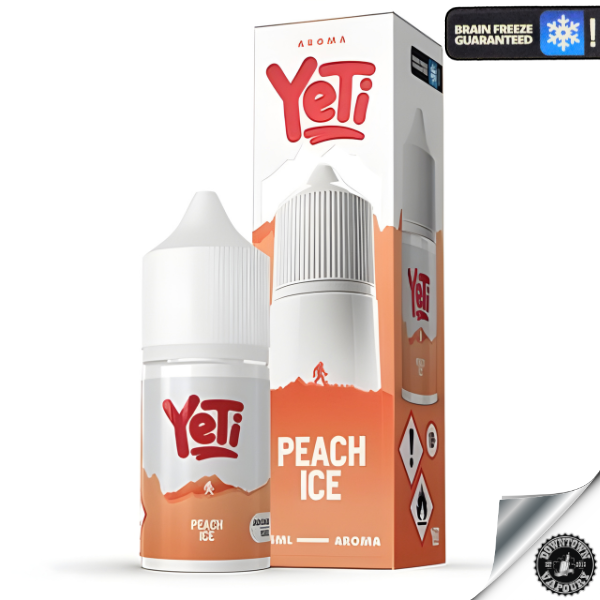 Yeti Summit Peach Ice Nic Salt/MTL - Longfill Downtown Vapoury