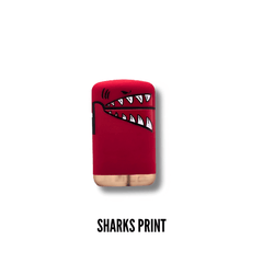 Zengaz Rubberized Mega Jet Pocket Torch (1pc) Sharks Print