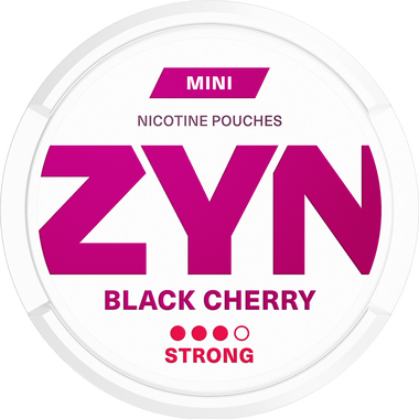 Zyn Black Cherry Mini Nicotine Pouches (1pc) Strong 6mg Downtown Vapoury
