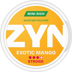 Zyn Exotic Mango Mini Rich Nicotine Pouches (1pc) Strong 5.5mg