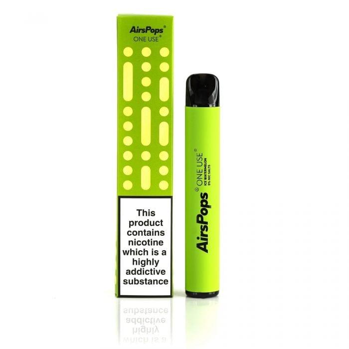 Airscream AirsPops One-Use 800 Disposable Pod Device 550mAh 3.6%