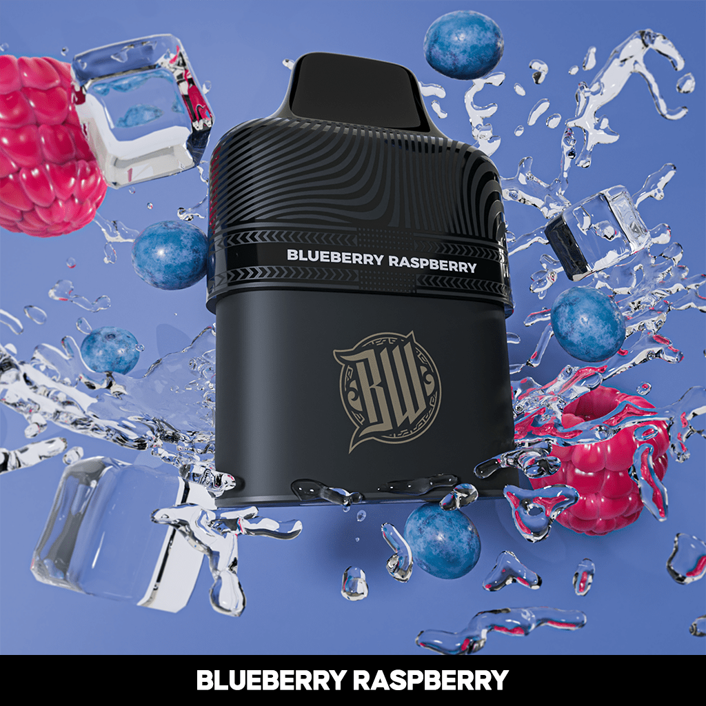 Bewolk 6000 Disposable Cartridge 2% Blueberry Raspberry Downtown Vapoury