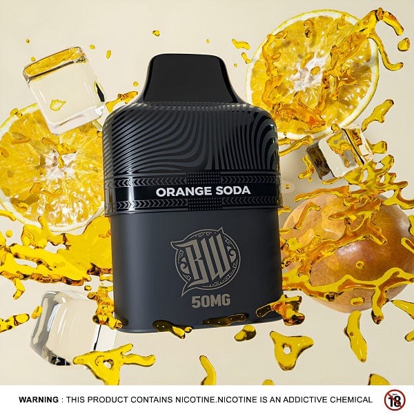Bewolk 6000 Disposable Cartridge 2% Orange Soda