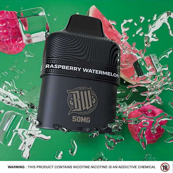 Bewolk 6000 Disposable Cartridge 2% Raspberry Watermelon Downtown Vapoury