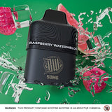 Bewolk 6000 Disposable Cartridge 2% Raspberry Watermelon Downtown Vapoury