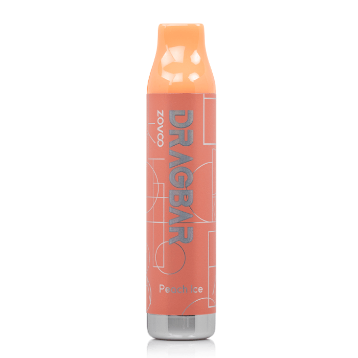 Zovoo Dragbar 5000C Disposable Pod Device Rechargeable Battery 630MAH Peach Ice