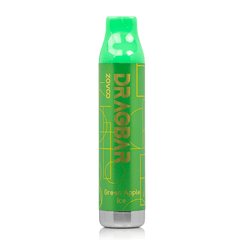 Zovoo Dragbar 5000C Disposable Pod Device Rechargeable Battery 630MAH Green Apple Ice